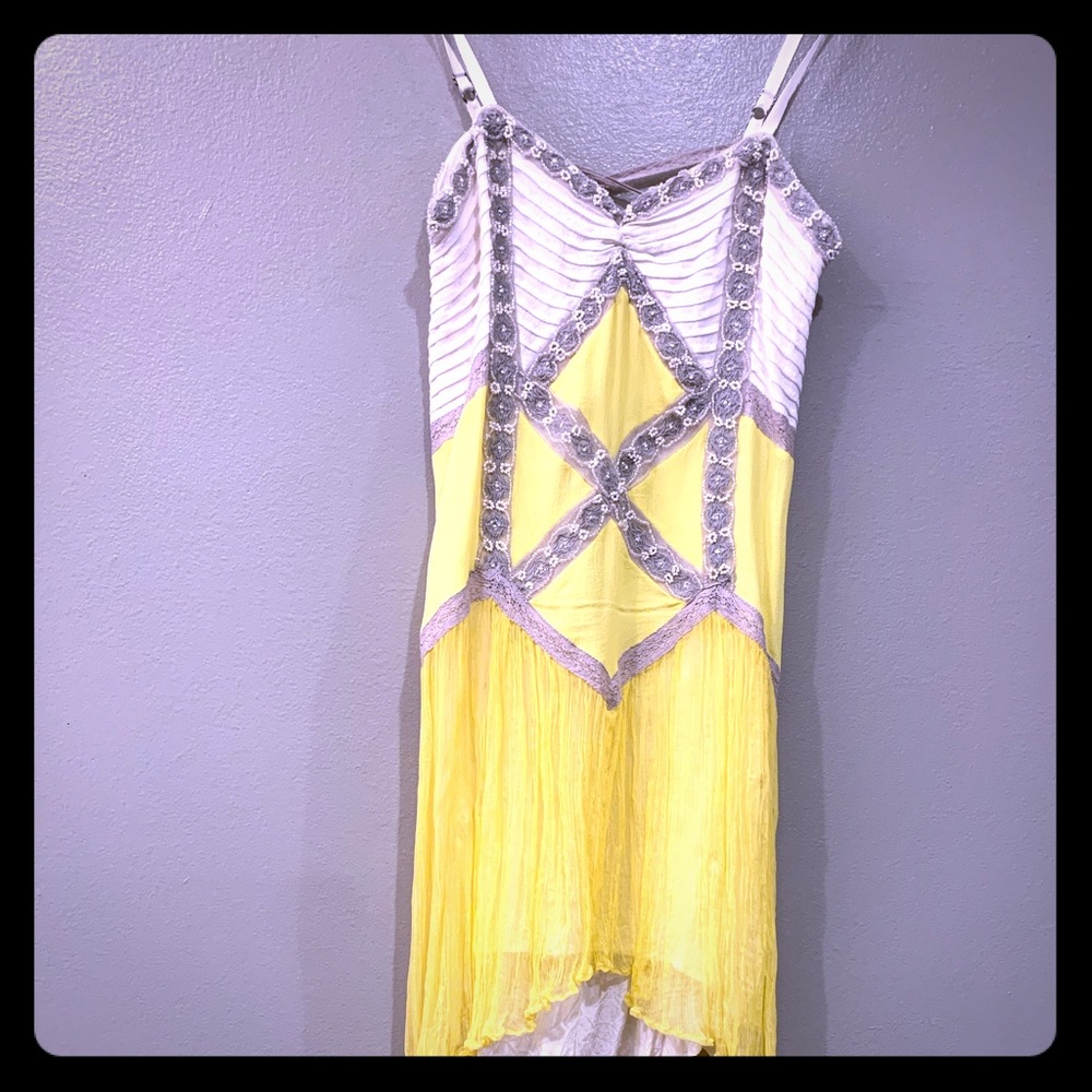 Free people high-low dress with beautiful detail